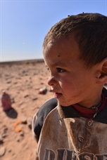 Nomadebarn i Sahara